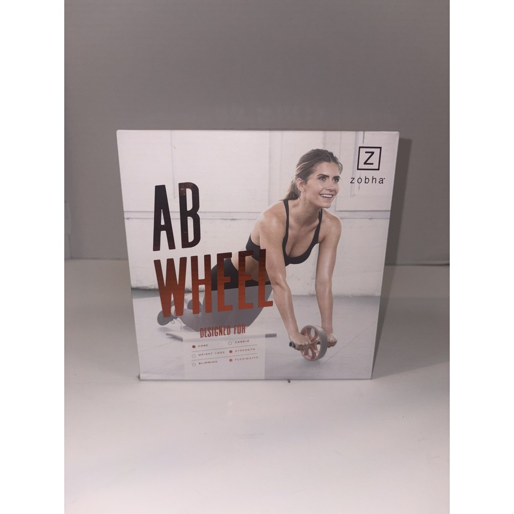(New In Sealed Box) Zobha AB Power Wheel Roller For Abs Abdominal Roller